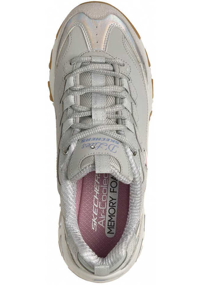 Sneakers SKECHERS DLites Dazzling Shine 150556-GRY Gray Grey Femei (BM 19708028) 4