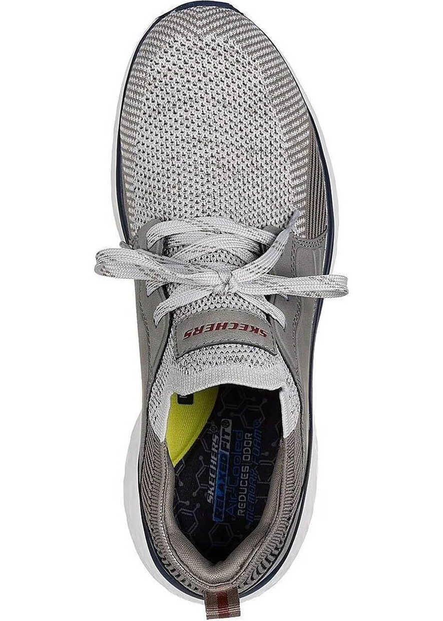 Sneakers SKECHERS Lancer-Dalton Taupe/Multi Grey Barbati (BM 19708037) 3