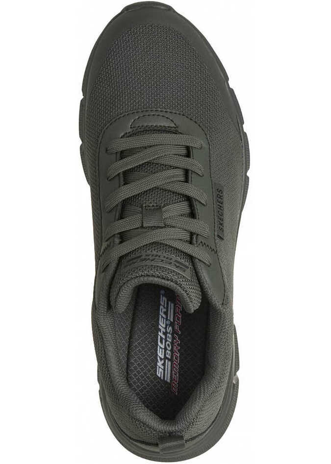 Sneakers SKECHERS Waterproof BOBS Sport B Flex - Rainy Edge Olive Green Barbati (BM 19708049) 3