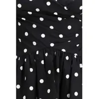 Rochii Self-Portrait Dama - Rochii Self-Portrait Polka dot cotton mini Dress BLACK Femei (BM 19708085) - B-mall.ro