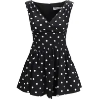 Rochii Polka dot cotton mini Dress Femei