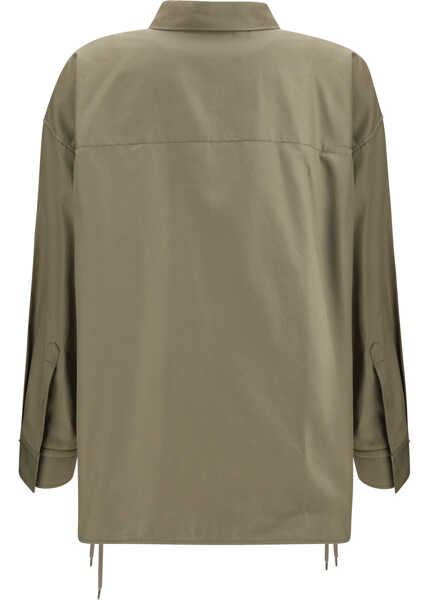 Camasi casual Balenciaga Lace-up Shirt SAND BEIGE Femei (BM 19708106) 2