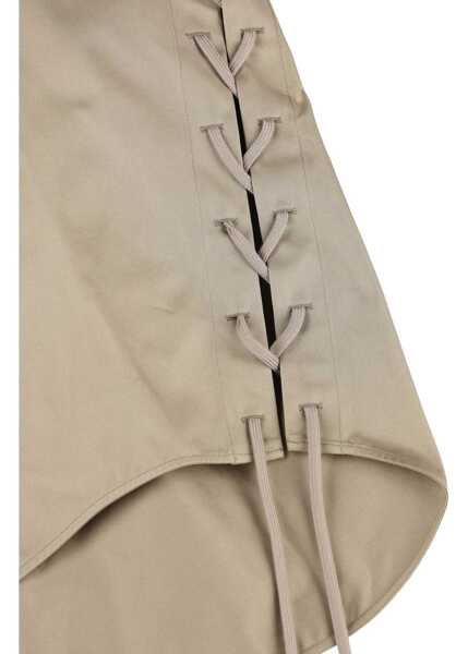 Camasi casual Balenciaga Lace-up Shirt SAND BEIGE Femei (BM 19708106) 4