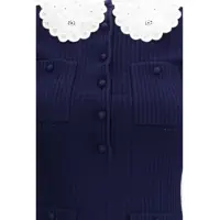 Rochii Self-Portrait Dama - Rochii Self-Portrait Knit taffeta mini Dress NAVY Femei (BM 19708109) - B-mall.ro