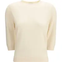 Pulovere Crew-neck Sweater with three-quarter sleeves Femei