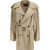 Balenciaga Belted double-breasted Trench Coat EXPLORER BEIGE