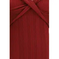 Rochii Self-Portrait Dama - Rochii Self-Portrait Viscose knit mini Dress BURGUNDY Femei (BM 19708124) - B-mall.ro