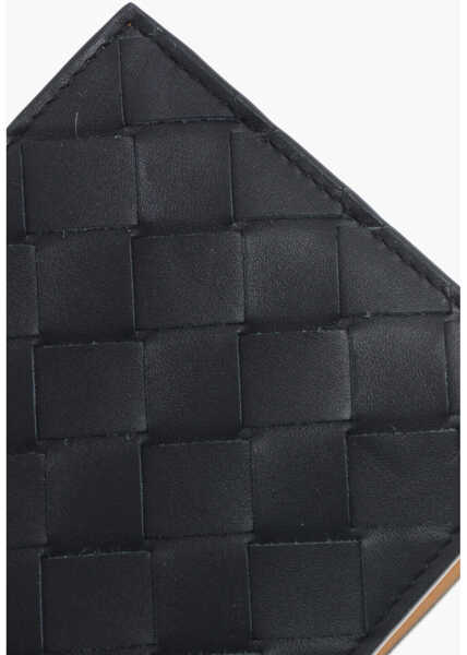 Portofele Bottega Veneta Braided Leather Wallet With Contrasting Inner Midnight Blue Barbati (BM 19708163) 4
