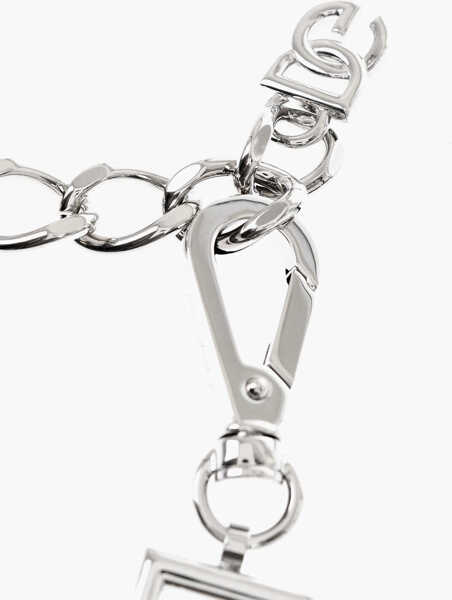 Coliere Dolce & Gabbana Brass Chain Necklace With Monogram Silver Femei (BM 19708169) 3