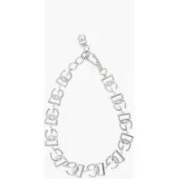 Coliere Brass Chain Necklace With Monogram Femei