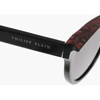Ochelari de soare Dama - Ochelari de soare Philipp Plein Wayfarer Sunglasses With Rhinestone Details Black Femei (BM 19708187) - B-mall.ro