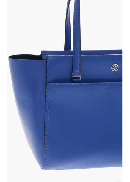 Genti de mana Tory Burch Eco-Leather Tote Bag With Double Handle Blue Femei (BM 19708190) 3