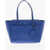 Tory Burch Eco-Leather Tote Bag With Double Handle Blue