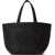 Alexander Wang Synthetic Raffia Punch Small Tote Bag With Embossed Logo Black