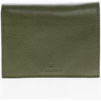 Portofele Textured Leather Wallet With Zip Femei