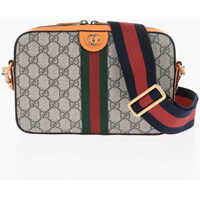 Genti de mana All Over Logo Leather Shoulder Bag Barbati