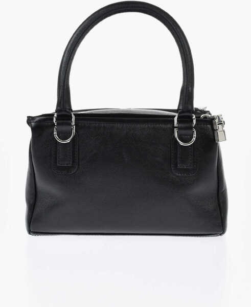 Genti de umar Givenchy Textured Leather Pandora Bag With Silver Effect Logo Black Femei (BM 19708229) 3