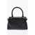 Givenchy Textured Leather Pandora Bag With Silver Effect Logo Black