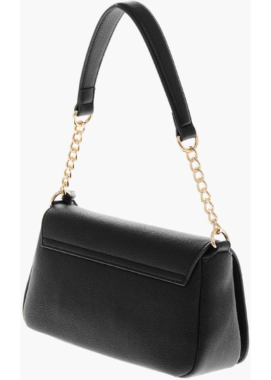 Genti de umar Moschino Love Faux Leather Shoulder Bag With Embossed Logo Black Femei (BM 19708232) 2