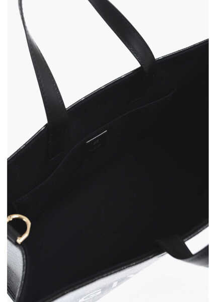 Genti de mana Givenchy Logoed Leather Tote Bag Black Femei (BM 19708235) 4