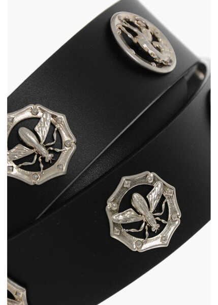 Curele Dior Leather Belt With Metal Details 30Mm Black Femei (BM 19708238) 4