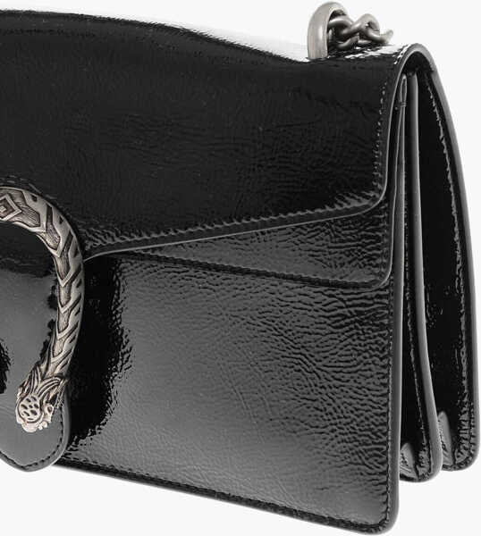 Genti de umar Gucci Patent Leather Dionysus Bag With Logoed Closure Black Femei (BM 19708256) 3