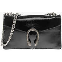 Genti de umar Patent Leather Dionysus Bag With Logoed Closure Femei