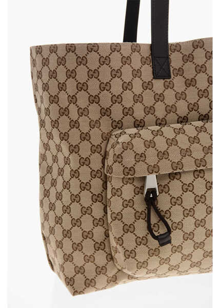 Genti de mana Gucci Fabric Neo Original Tote Bag With All-Over Monogram And Leat Beige Barbati (BM 19708259) 4