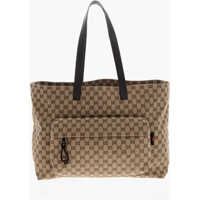 Genti de mana Fabric Neo Original Tote Bag With All-Over Monogram And Leat Barbati