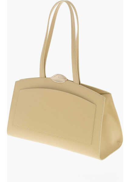Genti de mana Benedetta Bruzziches Leather Serena Shoulder Bag Beige Femei (BM 19708262) 2