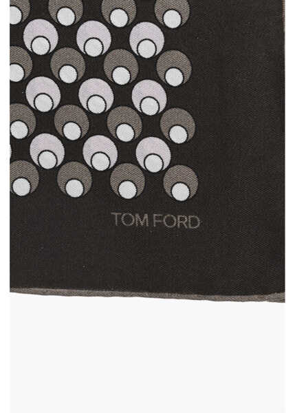 Esarfe Tom Ford Patterned Silk Foulard Multicolor Barbati (BM 19708265) 2