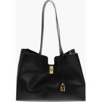 Genti de mana Leather Cabas Tote Bag With Lock Femei