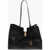 C&eacute;line Leather Cabas Tote Bag With Lock Black