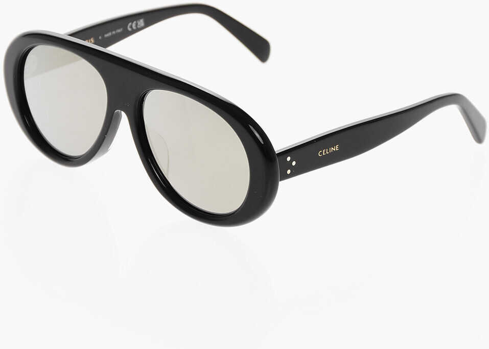 Ochelari de soare Cline Aviator Sunglasses With Logoed Rods Black Femei (BM 19708367) 2