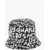 DSQUARED2 All-Over Logoed Bucket Hat Black & White
