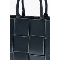 Genti pentru Barbati pagina 2 - Genti de mana Bottega Veneta Leather Tote Bag With Strap Midnight Blue Barbati (BM 19708379) - B-mall.ro