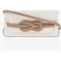 Genti de umar Canvas Nodo Shoulder Bag With Leather Detail Femei