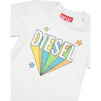 Imbracaminte Diesel pentru Baieti pagina 3 - Tricouri Diesel Printed Tfarb Crew-Neck T-Shirt White Baieti (BM 19708388) - B-mall.ro