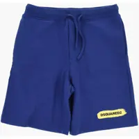 Pantaloni scurti Brushed Cotton Shorts With Printed Logo Baieti