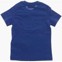 Imbracaminte DSQUARED2 pentru Baieti pagina 3 - Tricouri DSQUARED2 Crew Neck Icon T-Shirt With Printed Logo Blue Baieti (BM 19708406) - B-mall.ro