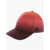 COURR&Egrave;GES Degrad&egrave; Canvas Baseball Cap Burgundy