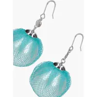Accesorii UNDERCOVER Dama - Cercei UNDERCOVER Resin Pearl Earrings With Tulle Detail Light Blue Femei (BM 19708412) - B-mall.ro