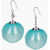 UNDERCOVER Resin Pearl Earrings With Tulle Detail Light Blue