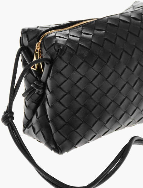 Genti de umar Bottega Veneta Braided Leather Shoulder Bag Black Femei (BM 19708415) 3