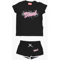 Tricouri Cotton Stelap T-Shirt And Shorts Set Fete