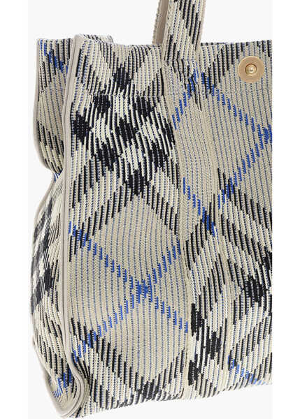 Genti de mana Burberry Fabric Check Maxi Tote Bag Beige Femei (BM 19708427) 3