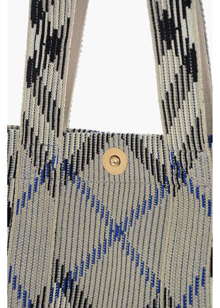 Genti de mana Burberry Fabric Check Maxi Tote Bag Beige Femei (BM 19708427) 4