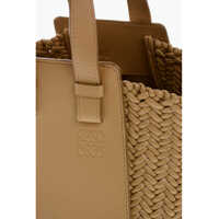 Genti de mana Loewe Dama - Genti de mana Loewe Braided Leather Mini Bag With Ton On Ton Monogram Brown Femei (BM 19708436) - B-mall.ro