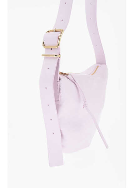 Genti tip postas Jil Sander Leather Syringa Crossbody Bag With Zip Closure Pink Femei (BM 19708442) 2