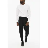 Pantaloni DSQUARED2 pentru Barbati - Pantaloni casual DSQUARED2 Virgin Wool Casual Pants With Side Logo Black Barbati (BM 19708457) - B-mall.ro